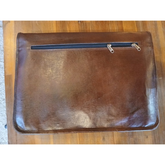 Handmade World Leather Laptop Messenger‎ Bags 15" x 18" for Men Women Mens - Picture 4 of 6